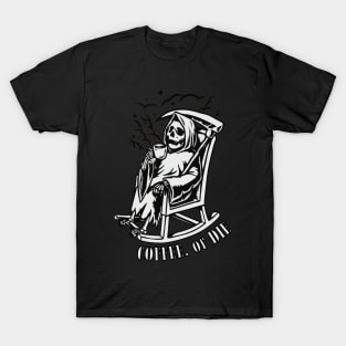 Coffee or Die shirt - Skull shirt - coffee shirt - funny shirt - boyfriend gift - yoga shirt - punk shirt - skeleton shirt - coffee or Death T-Shirt